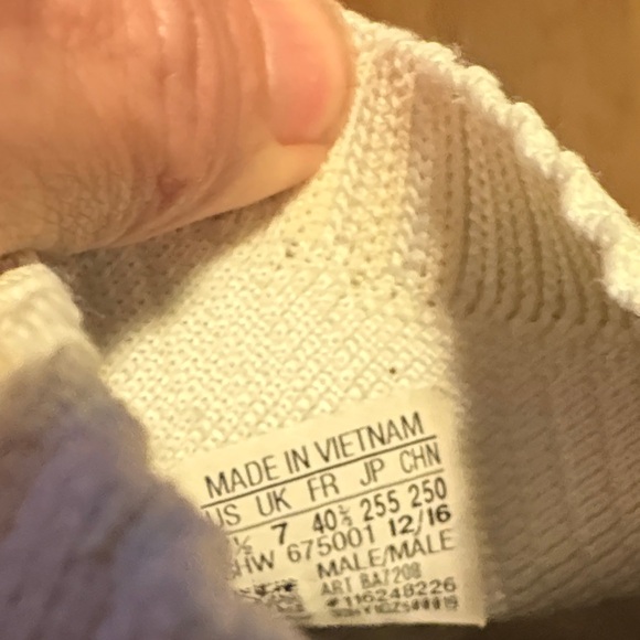 Adidas Cream Slip-On Sneakers - Picture 10 of 10